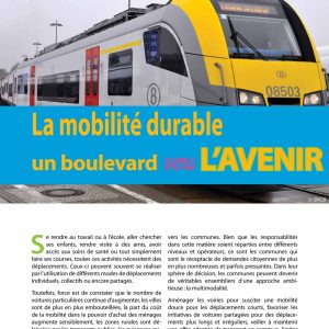 Brochure "La mobilité durable, n boulevard vers l'avenir"